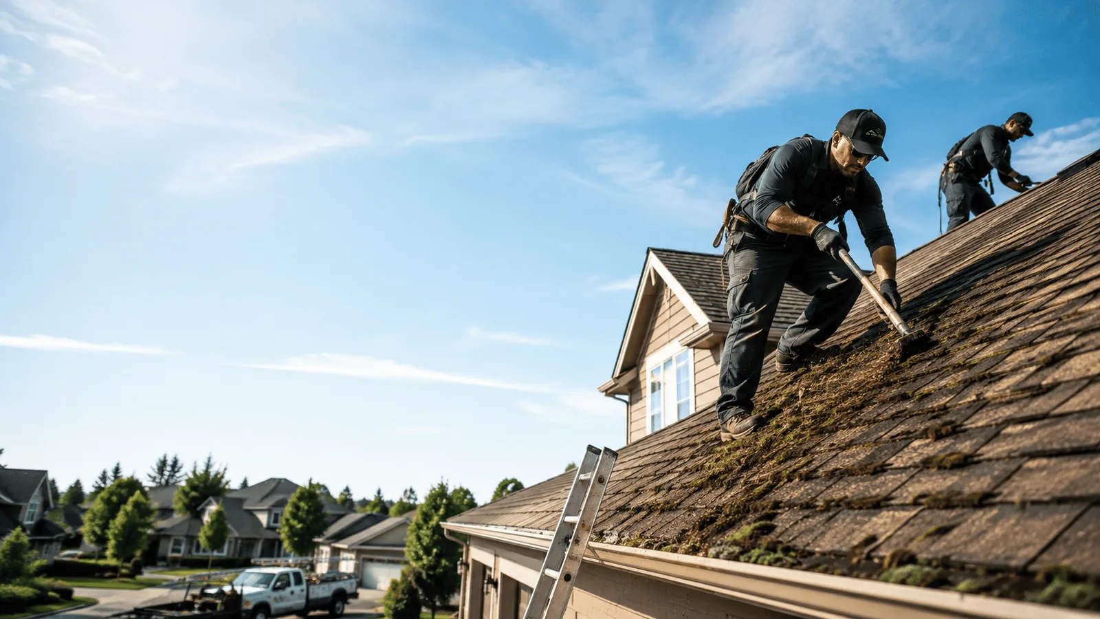 Roof Moss Removal in Pigeon Forge, TN near me